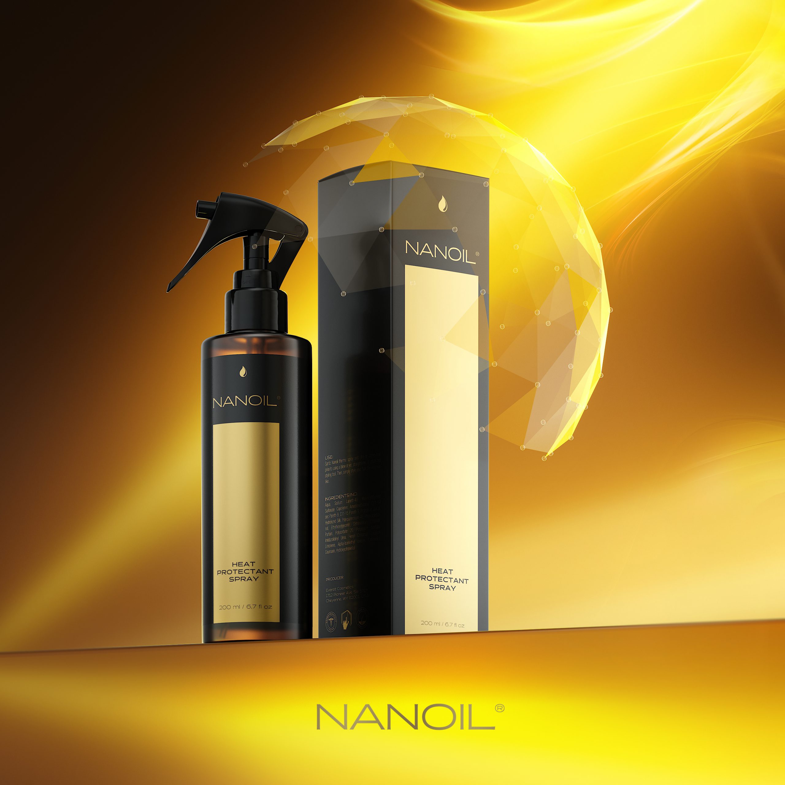 Nanoil Heat Protectant Spray – najlepšia ochrana na vlasy